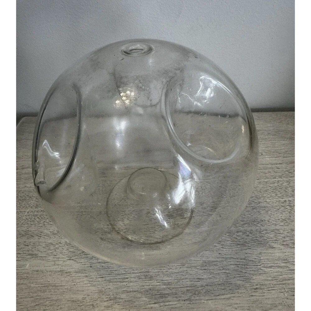 Vintage 1978 Buzz Blodgett Unreal Sitting Bubble Lite Glass Candle Holder